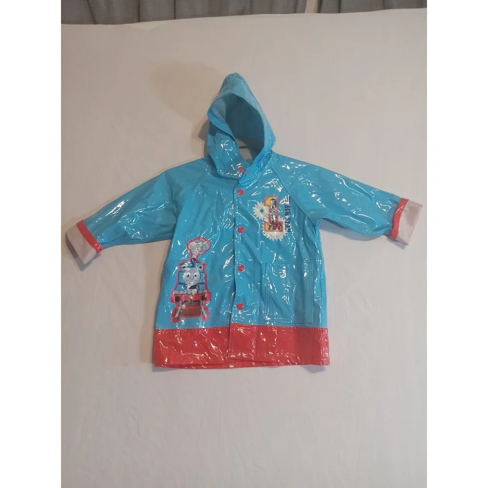 Thomas The Train Raincoat Size 3T Kids Toddler Blue Western‎ Chief Read